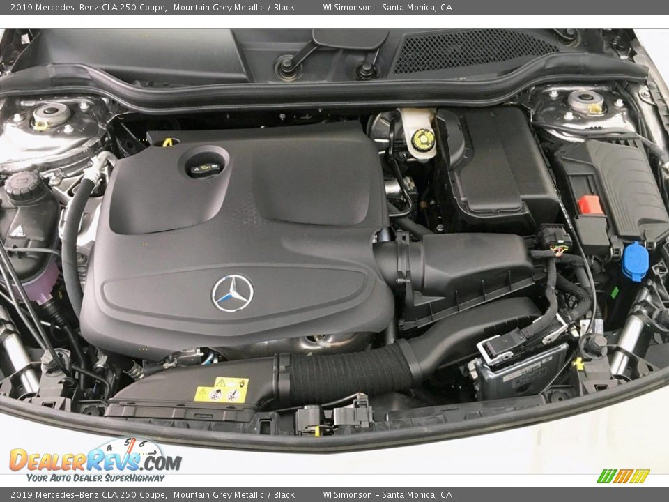 2019 Mercedes-Benz CLA 250 Coupe Mountain Grey Metallic / Black Photo #8