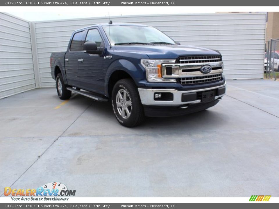 2019 Ford F150 XLT SuperCrew 4x4 Blue Jeans / Earth Gray Photo #2
