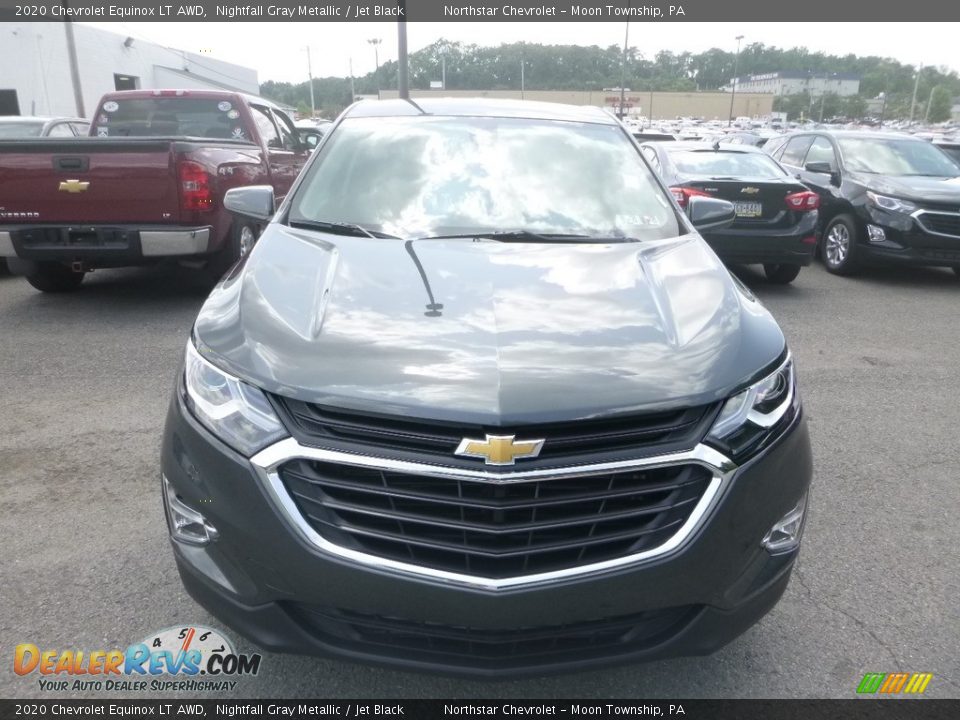 2020 Chevrolet Equinox LT AWD Nightfall Gray Metallic / Jet Black Photo #8