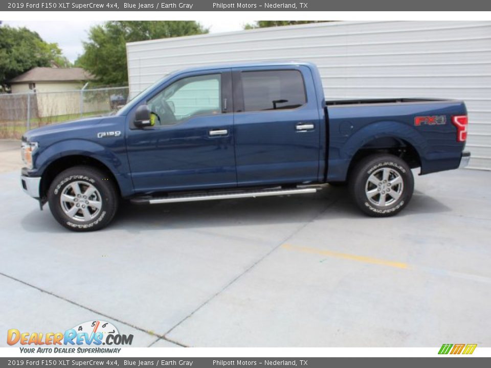 2019 Ford F150 XLT SuperCrew 4x4 Blue Jeans / Earth Gray Photo #6