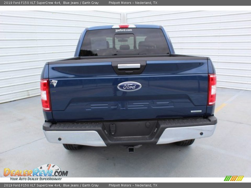 2019 Ford F150 XLT SuperCrew 4x4 Blue Jeans / Earth Gray Photo #8