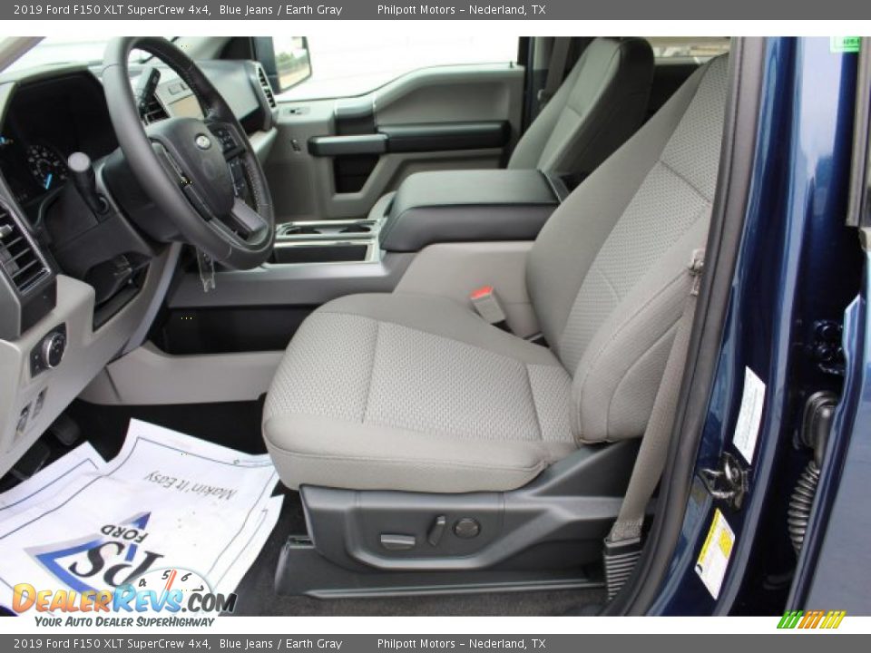 2019 Ford F150 XLT SuperCrew 4x4 Blue Jeans / Earth Gray Photo #11