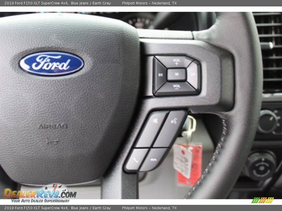 2019 Ford F150 XLT SuperCrew 4x4 Blue Jeans / Earth Gray Photo #14