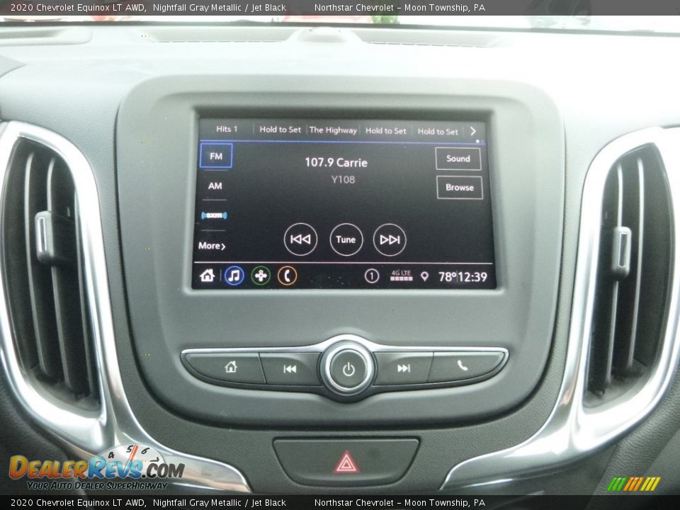 2020 Chevrolet Equinox LT AWD Nightfall Gray Metallic / Jet Black Photo #17