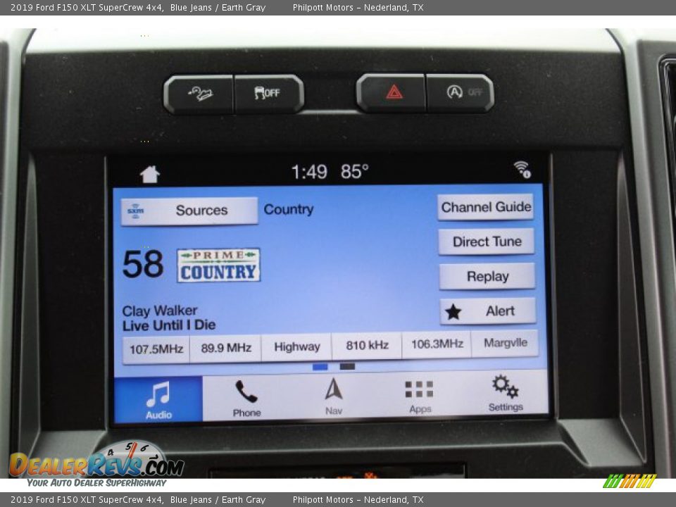 2019 Ford F150 XLT SuperCrew 4x4 Blue Jeans / Earth Gray Photo #17