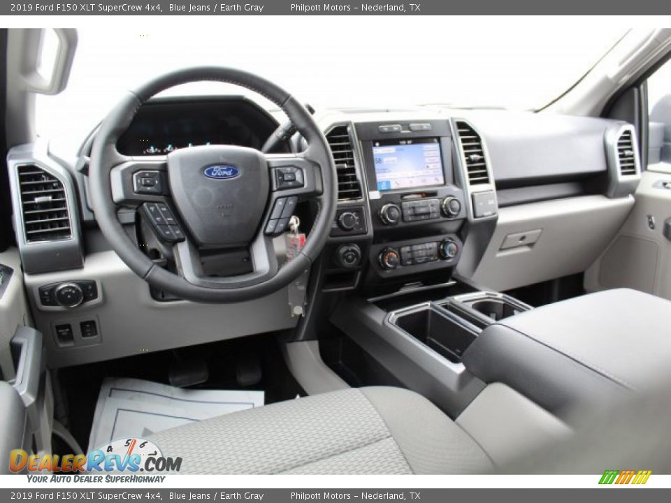 2019 Ford F150 XLT SuperCrew 4x4 Blue Jeans / Earth Gray Photo #22