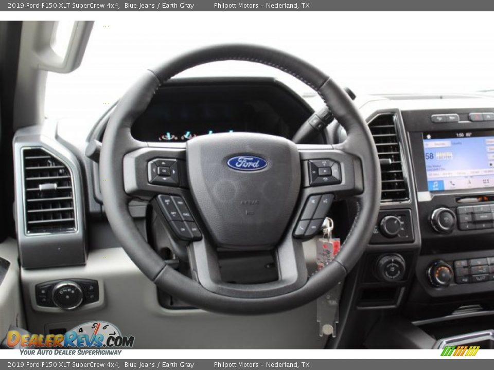 2019 Ford F150 XLT SuperCrew 4x4 Blue Jeans / Earth Gray Photo #23