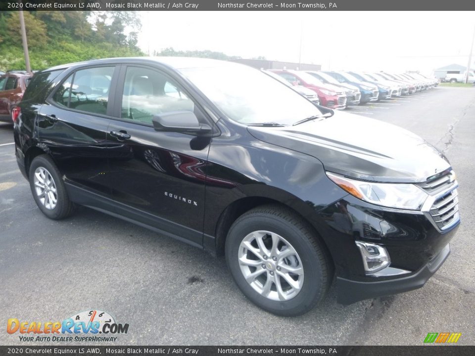 2020 Chevrolet Equinox LS AWD Mosaic Black Metallic / Ash Gray Photo #7