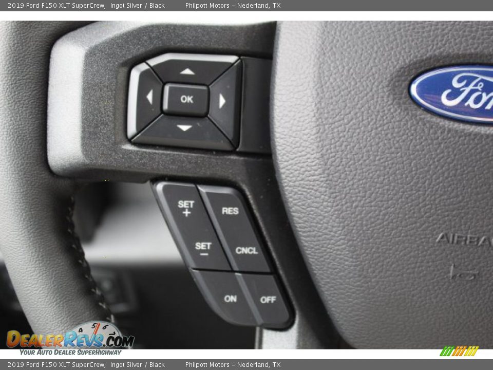 2019 Ford F150 XLT SuperCrew Steering Wheel Photo #13