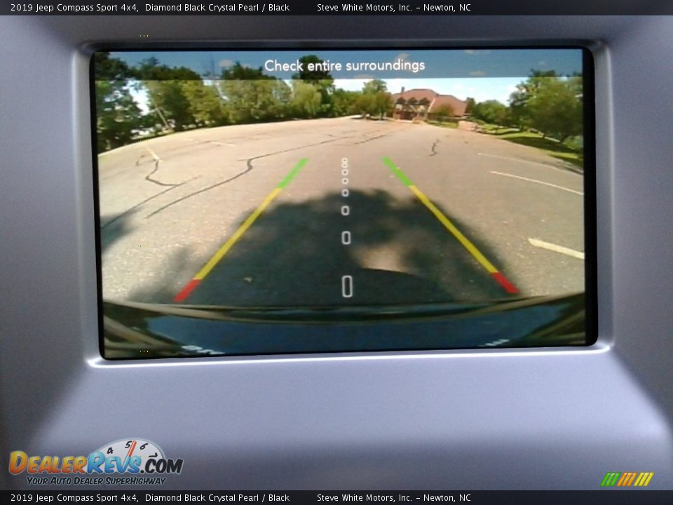 2019 Jeep Compass Sport 4x4 Diamond Black Crystal Pearl / Black Photo #22