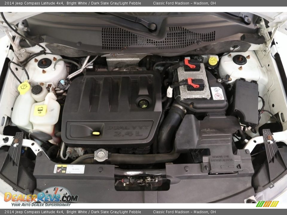 2014 Jeep Compass Latitude 4x4 Bright White / Dark Slate Gray/Light Pebble Photo #15