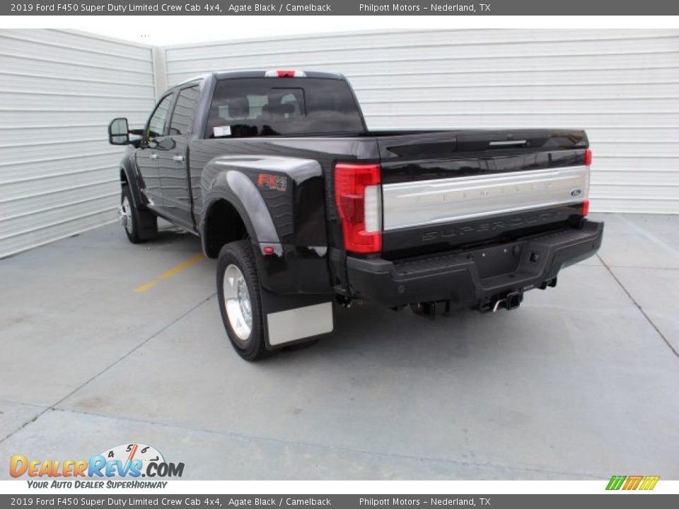 2019 Ford F450 Super Duty Limited Crew Cab 4x4 Agate Black / Camelback Photo #7