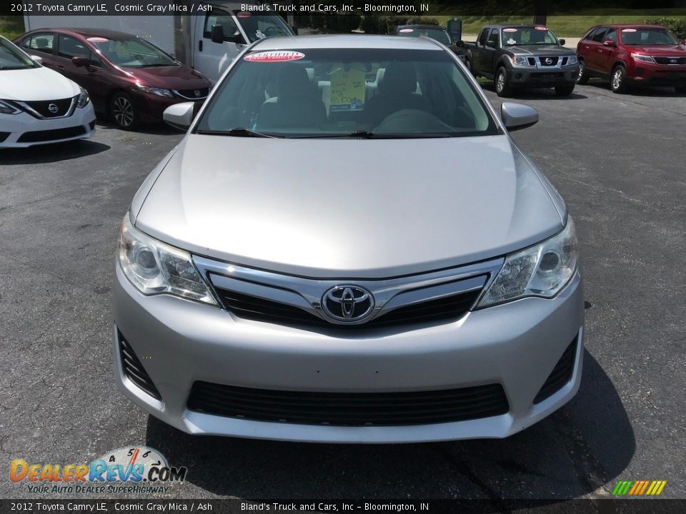 2012 Toyota Camry LE Cosmic Gray Mica / Ash Photo #3