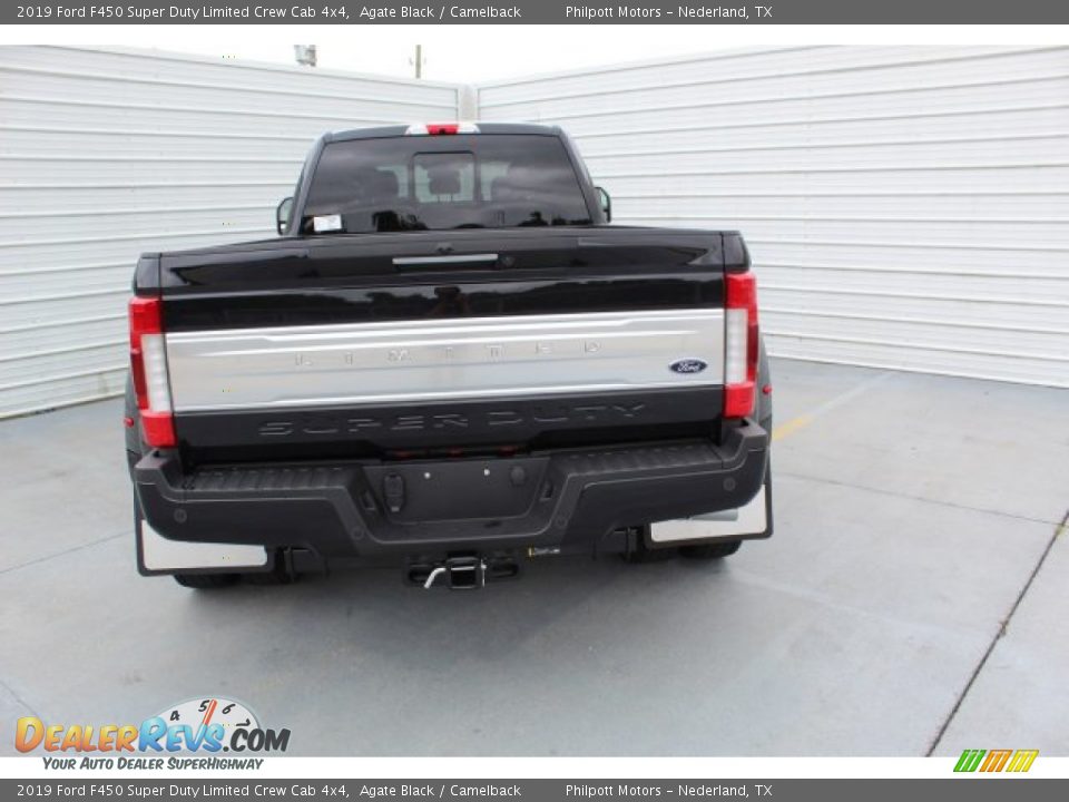 2019 Ford F450 Super Duty Limited Crew Cab 4x4 Agate Black / Camelback Photo #8