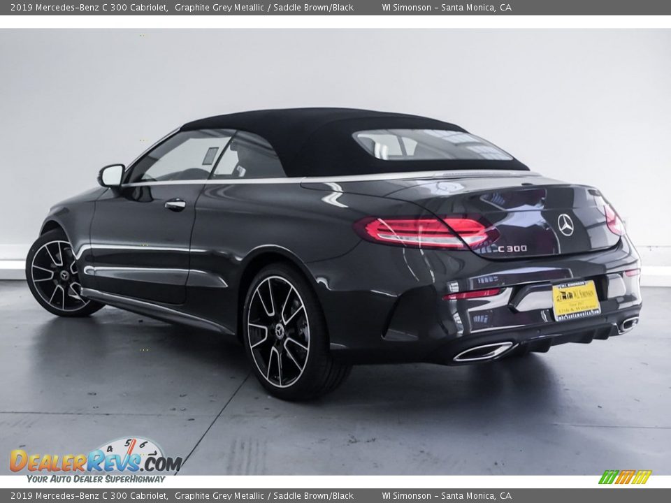 2019 Mercedes-Benz C 300 Cabriolet Graphite Grey Metallic / Saddle Brown/Black Photo #2