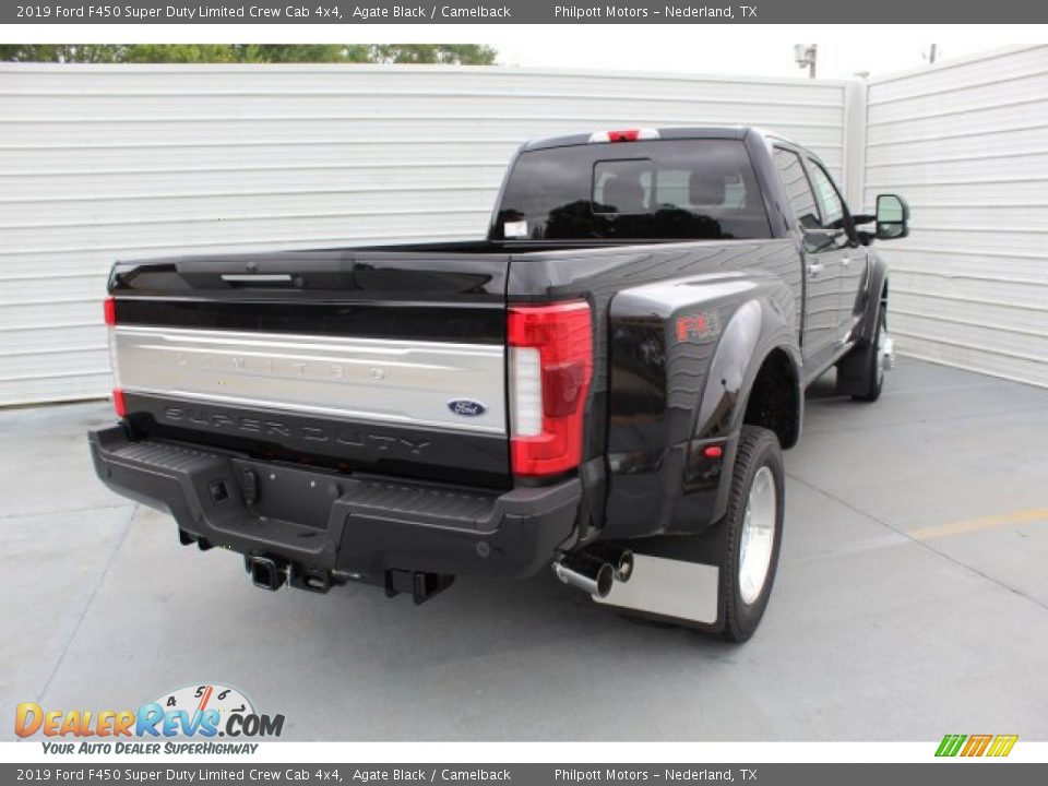 2019 Ford F450 Super Duty Limited Crew Cab 4x4 Agate Black / Camelback Photo #9