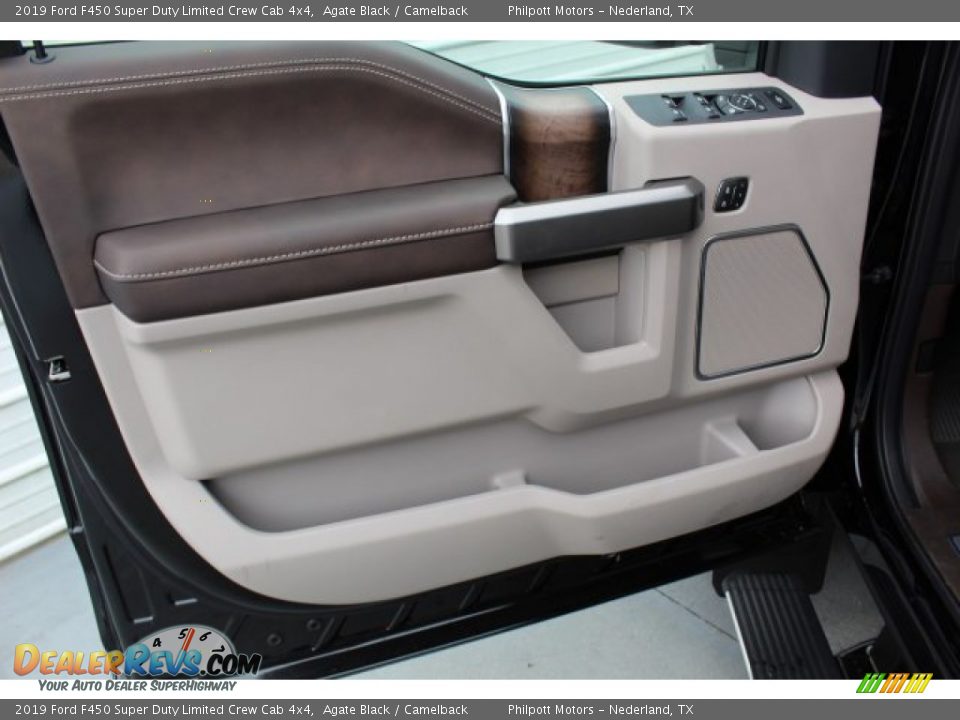 2019 Ford F450 Super Duty Limited Crew Cab 4x4 Agate Black / Camelback Photo #10