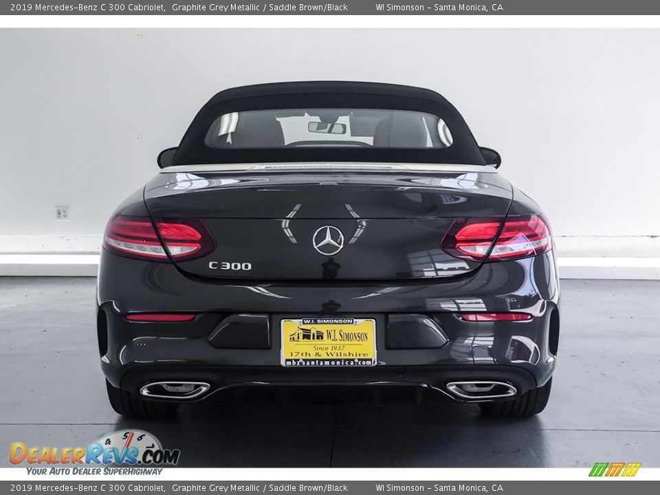 2019 Mercedes-Benz C 300 Cabriolet Graphite Grey Metallic / Saddle Brown/Black Photo #3