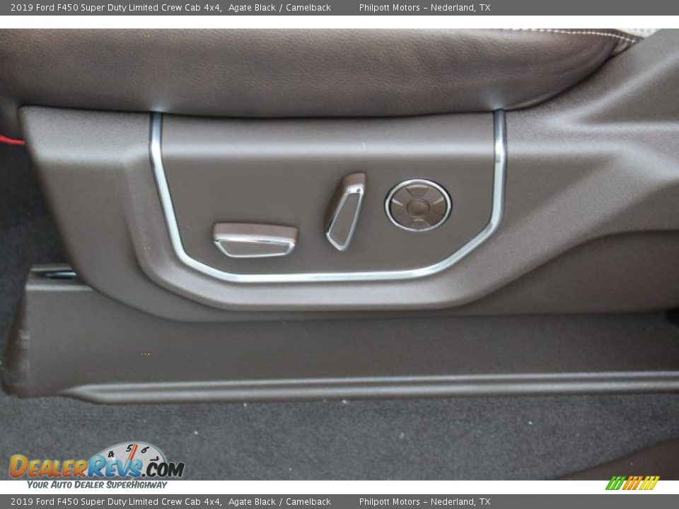 2019 Ford F450 Super Duty Limited Crew Cab 4x4 Agate Black / Camelback Photo #12