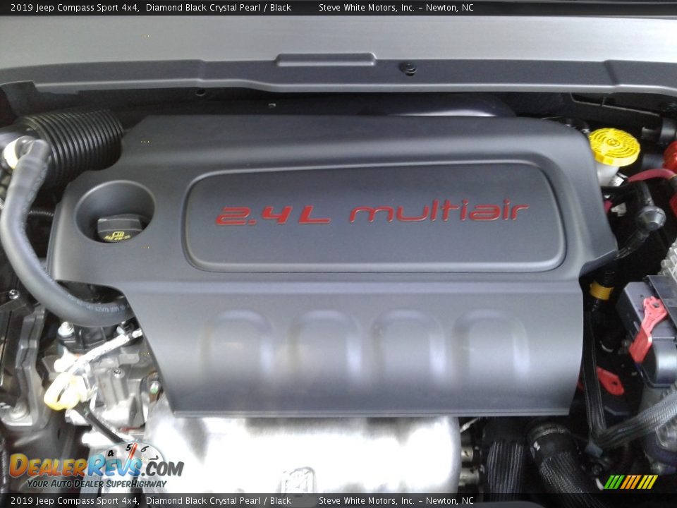2019 Jeep Compass Sport 4x4 Diamond Black Crystal Pearl / Black Photo #31