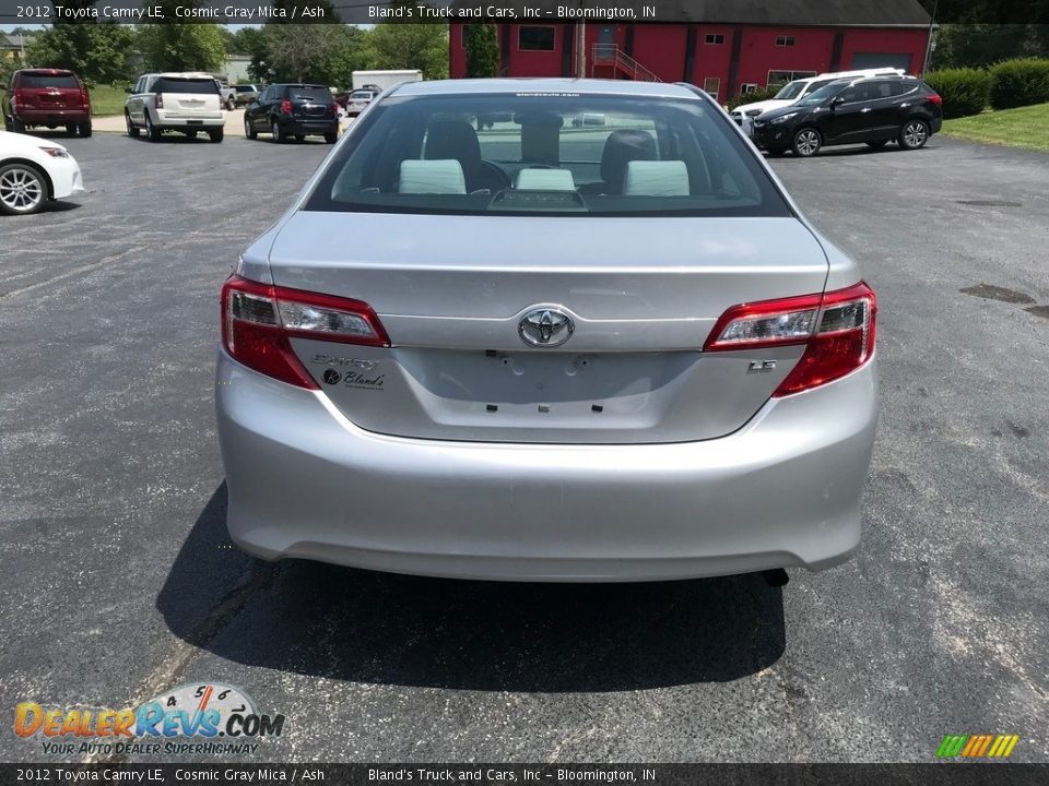 2012 Toyota Camry LE Cosmic Gray Mica / Ash Photo #7