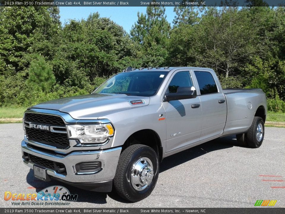 2019 Ram 3500 Tradesman Crew Cab 4x4 Billet Silver Metallic / Black Photo #2
