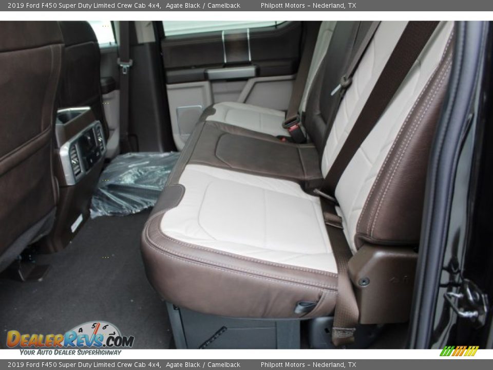 Rear Seat of 2019 Ford F450 Super Duty Limited Crew Cab 4x4 Photo #21