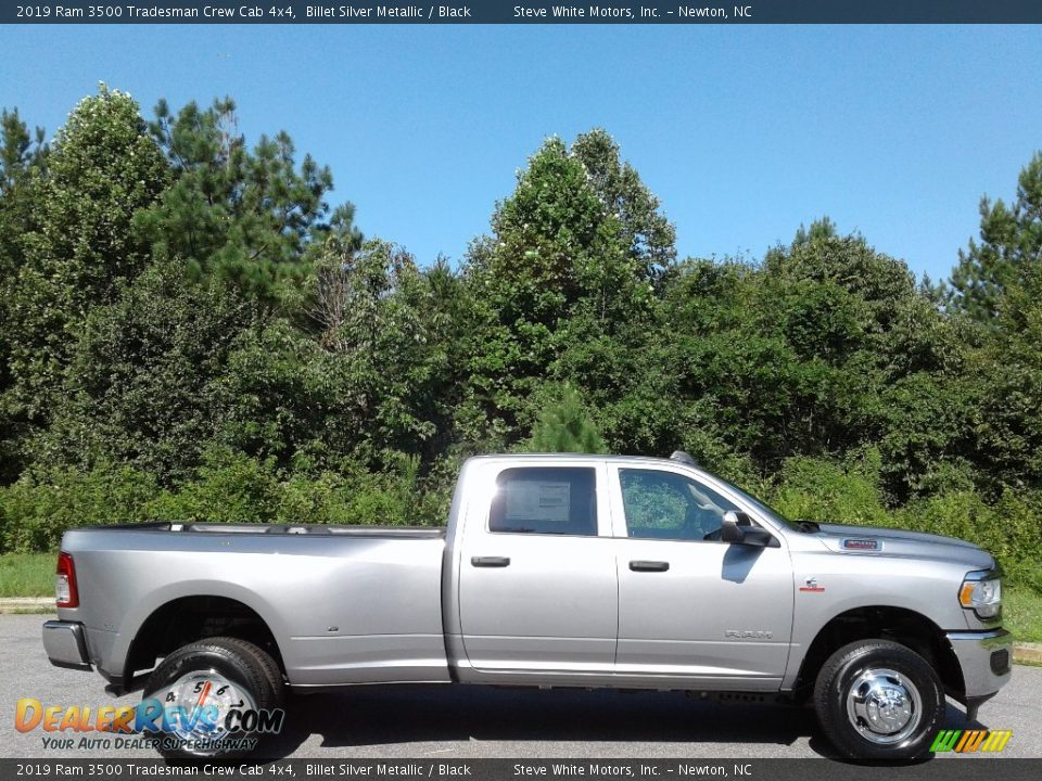 2019 Ram 3500 Tradesman Crew Cab 4x4 Billet Silver Metallic / Black Photo #5