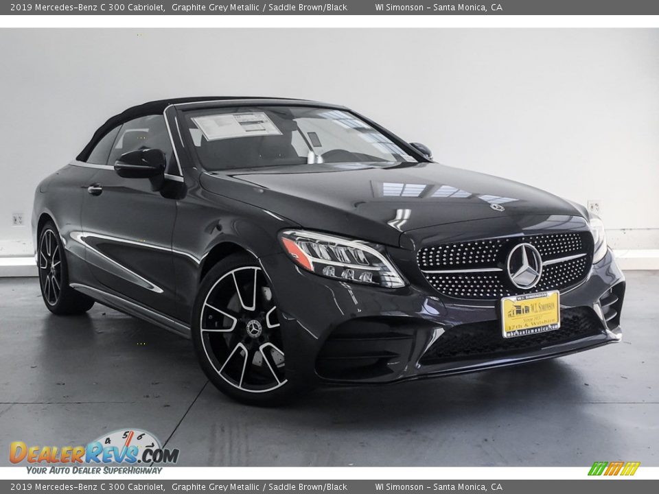 2019 Mercedes-Benz C 300 Cabriolet Graphite Grey Metallic / Saddle Brown/Black Photo #10