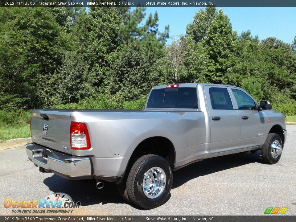 2019 Ram 3500 Tradesman Crew Cab 4x4 Billet Silver Metallic / Black Photo #6