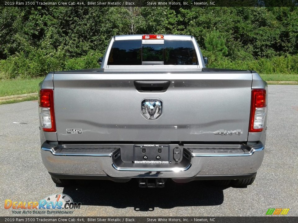 2019 Ram 3500 Tradesman Crew Cab 4x4 Billet Silver Metallic / Black Photo #7