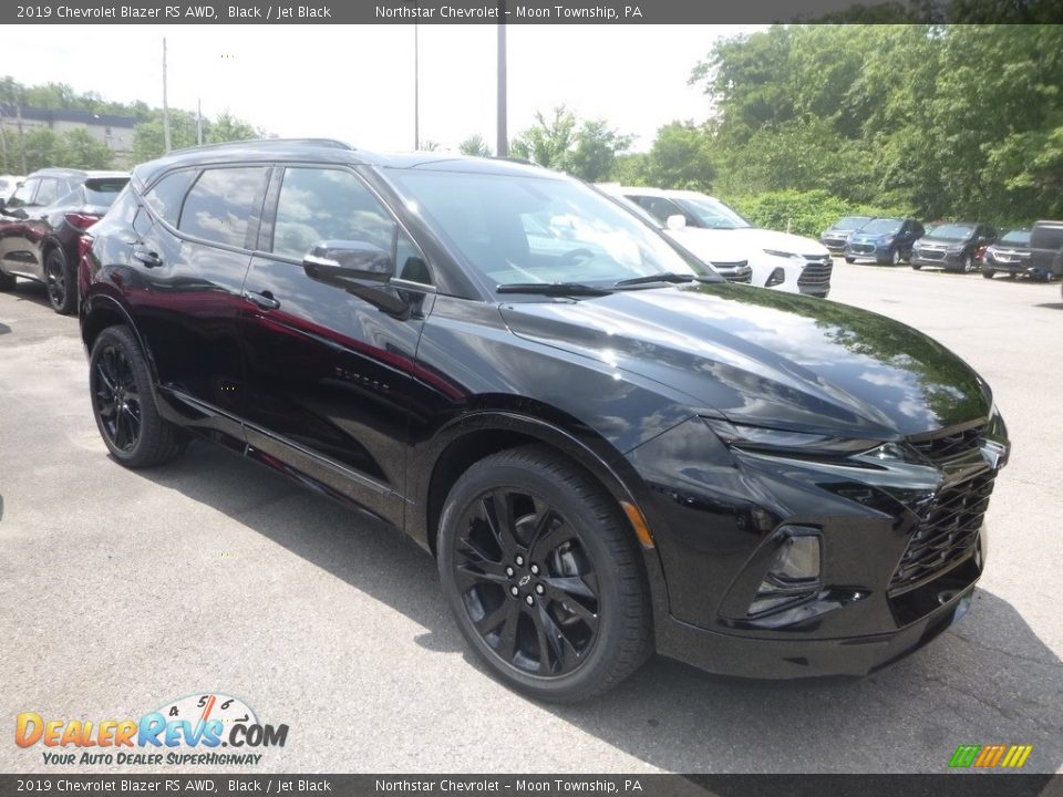 2019 Chevrolet Blazer RS AWD Black / Jet Black Photo #7