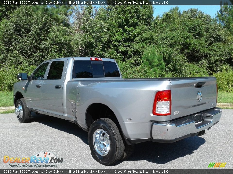 2019 Ram 3500 Tradesman Crew Cab 4x4 Billet Silver Metallic / Black Photo #8