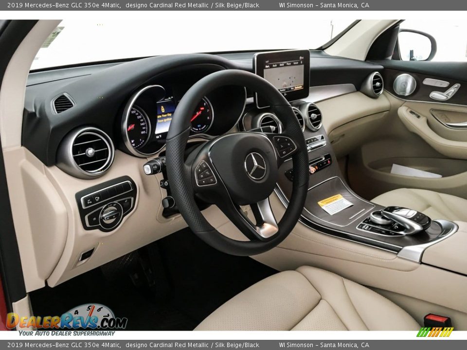 2019 Mercedes-Benz GLC 350e 4Matic designo Cardinal Red Metallic / Silk Beige/Black Photo #4