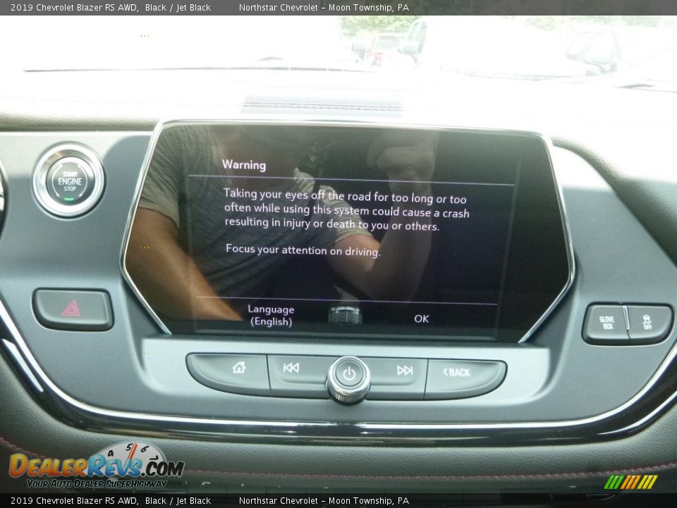 2019 Chevrolet Blazer RS AWD Black / Jet Black Photo #17