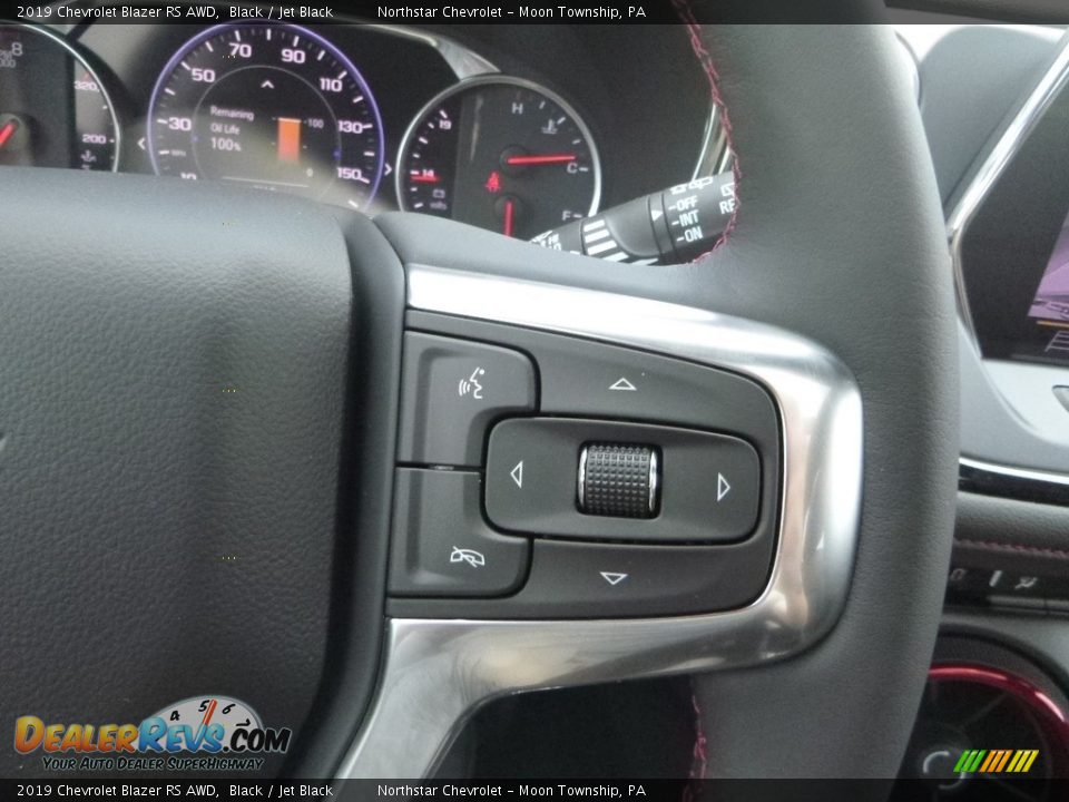 2019 Chevrolet Blazer RS AWD Black / Jet Black Photo #19