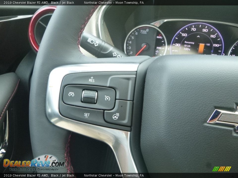 2019 Chevrolet Blazer RS AWD Black / Jet Black Photo #20