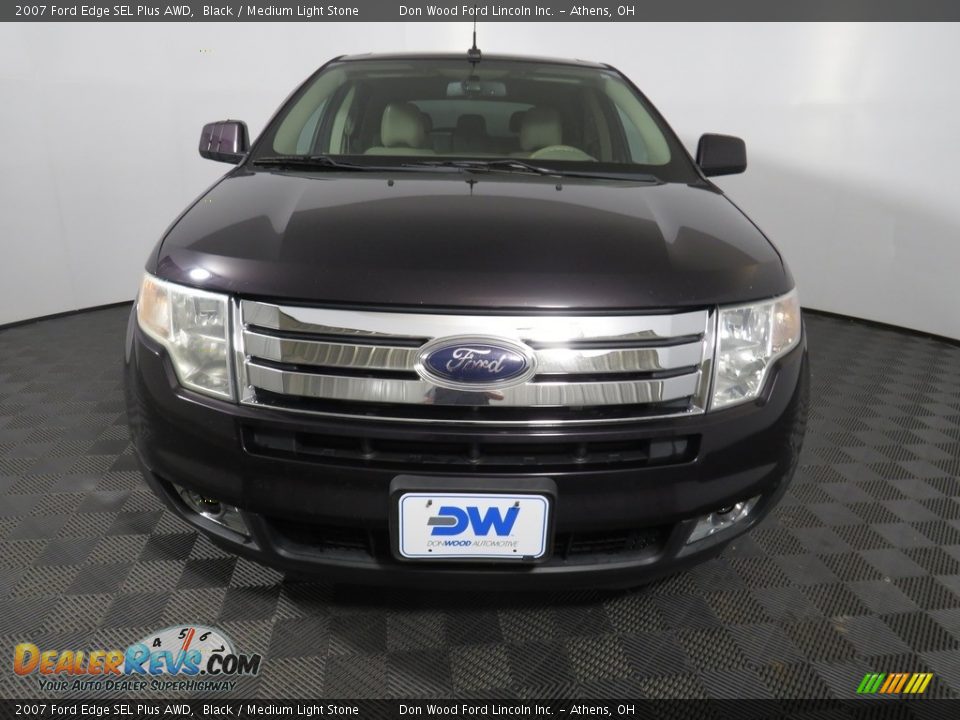 2007 Ford Edge SEL Plus AWD Black / Medium Light Stone Photo #5