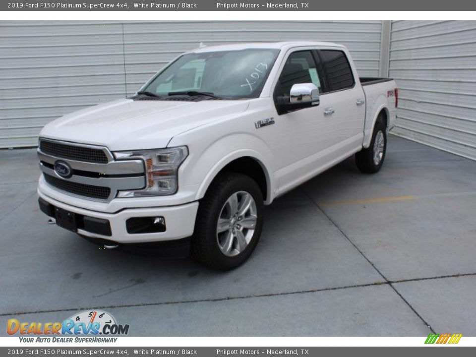 2019 Ford F150 Platinum SuperCrew 4x4 White Platinum / Black Photo #4