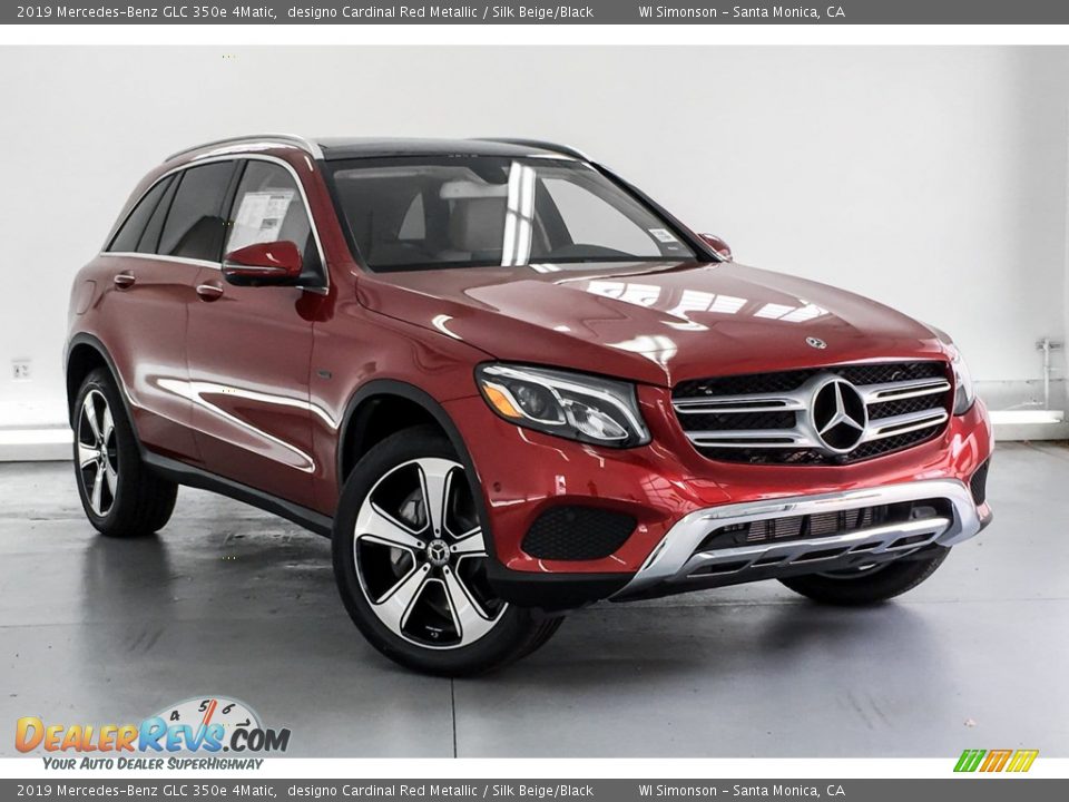 2019 Mercedes-Benz GLC 350e 4Matic designo Cardinal Red Metallic / Silk Beige/Black Photo #11