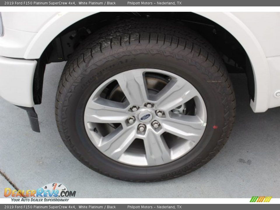 2019 Ford F150 Platinum SuperCrew 4x4 White Platinum / Black Photo #6
