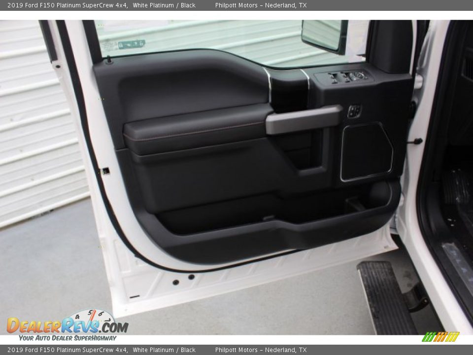 2019 Ford F150 Platinum SuperCrew 4x4 White Platinum / Black Photo #10