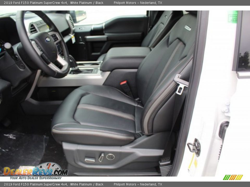 2019 Ford F150 Platinum SuperCrew 4x4 White Platinum / Black Photo #11