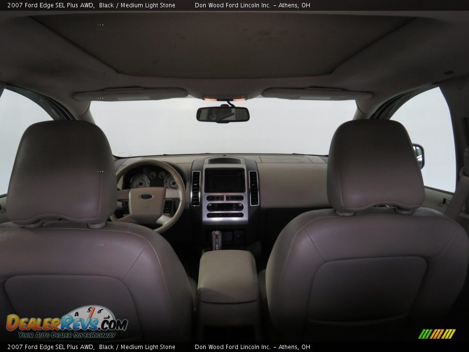 2007 Ford Edge SEL Plus AWD Black / Medium Light Stone Photo #14