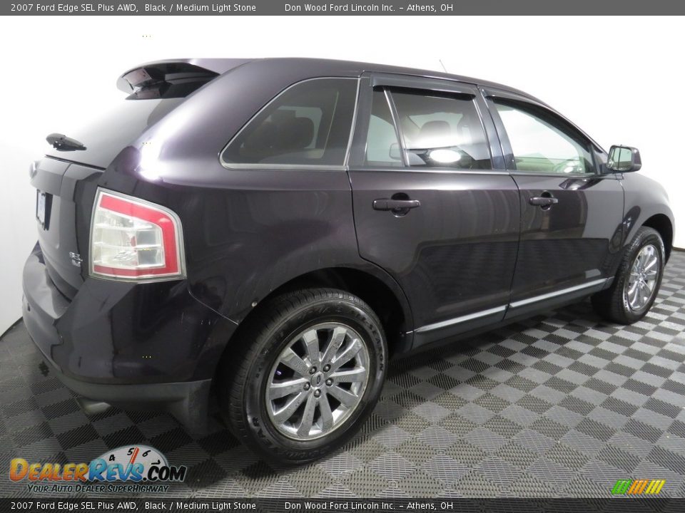 2007 Ford Edge SEL Plus AWD Black / Medium Light Stone Photo #15