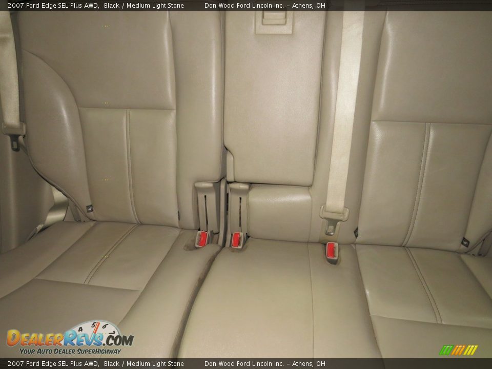 2007 Ford Edge SEL Plus AWD Black / Medium Light Stone Photo #20