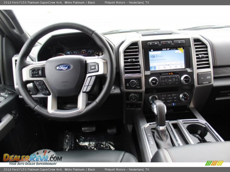 2019 Ford F150 Platinum SuperCrew 4x4 White Platinum / Black Photo #22