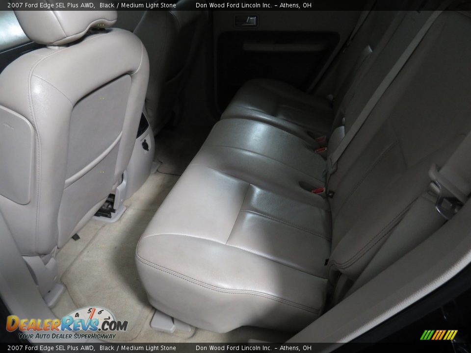 2007 Ford Edge SEL Plus AWD Black / Medium Light Stone Photo #22