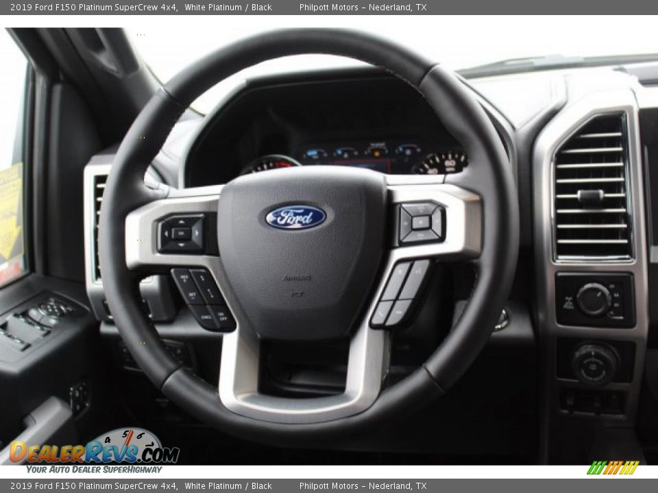 2019 Ford F150 Platinum SuperCrew 4x4 White Platinum / Black Photo #23