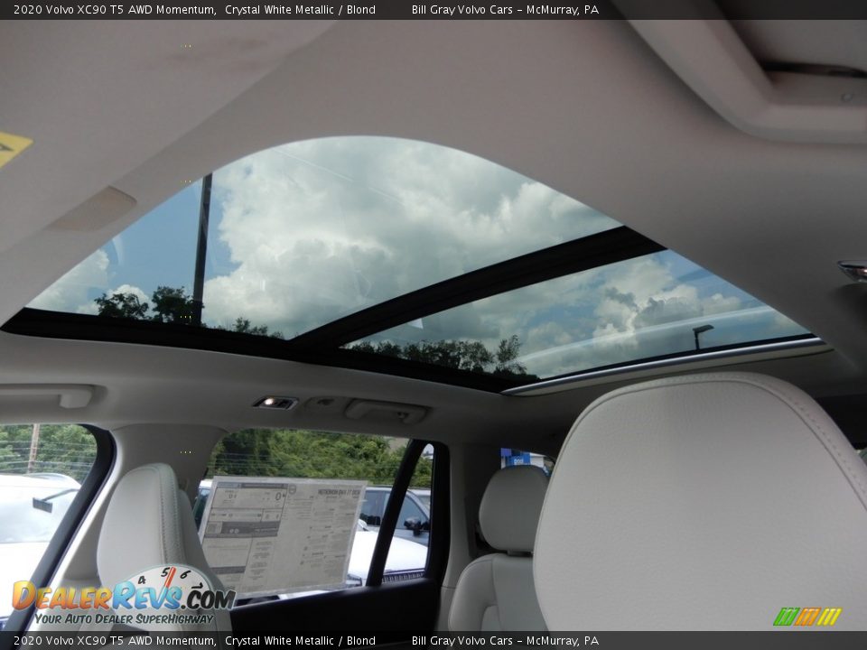 Sunroof of 2020 Volvo XC90 T5 AWD Momentum Photo #12
